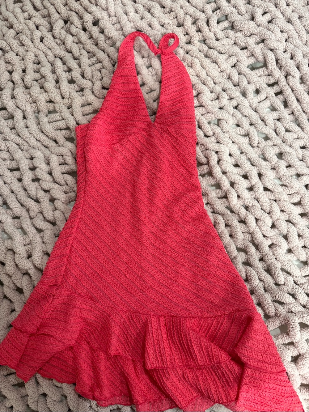 White Fox all I wanted was this mini dress hot pink size medium